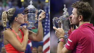 Angelique Kerber ir Stanas Wawrinka