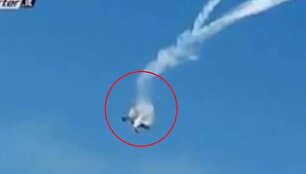 Aviacijos &scaron;ventėje &Scaron;veicarijoje susidūrė su lėktuvai