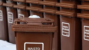 Maisto atliekoms skirtas specialus konteineris 