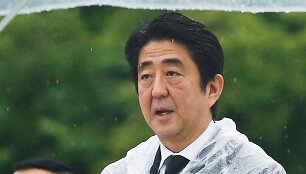 Japonijos ministras pirmininkas Shinzo Abe