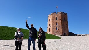 Pirmieji Gedimino pilies bok&scaron;to turistai atvyko i&scaron; Latvijos
