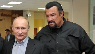Vladimiras Putinas ir Stevenas Seagalas