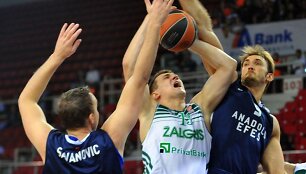 Kauno &bdquo;Žalgirio&ldquo; ir Stambulo &bdquo;Anadolu Efes&ldquo; dvikova