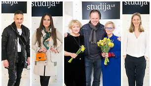 Seržas Gandžiumianas, Marija Palaikytė, Rimas Šapauskas su Ieva Ševiakovaite ir Jolanta Rimkute, Gabija Jaraminaitė 