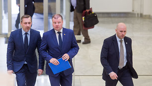 Tomas Beržinskas ir Saulius Skvernelis