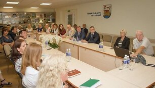 Saulius Skvernelis lankėsi Ukmergėje