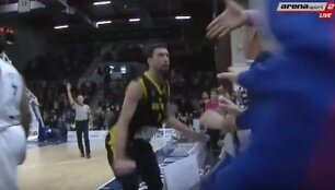 Roko Ukičiaus konfliktas su žiūrovu