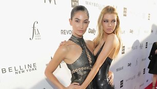 Lily Aldridge ir Stella Maxwell