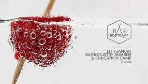 Barmenų konferecijos &bdquo;Bar Bootcamp&ldquo; plakatas