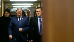 Saulius Skvernelis ir Skirmantas Malinauskas