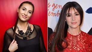 Raimonda Vaičiūtė ir Monica Bellucci