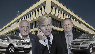 Valentinas Mazuronis, Audronius Ažubalis ir Kęstas Komskis - tik 3 iš 30 parlamentarų, kuriuo garažuose atsidūrė mūsų pinigai