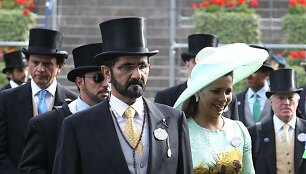 &Scaron;eichas Mohammedas bin Rashidas al Maktoumas su princese Haya
