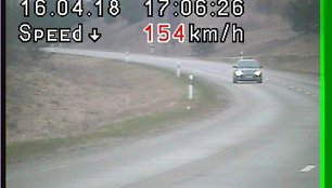 Savaitės „lakstūno“ titulas – „Škoda Fabia“ vairuotojui: 165 km/val. „Via Baltica“ keliu