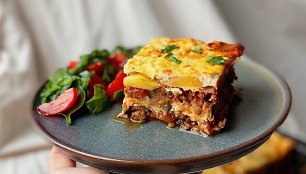 „Moussaka“ be mėsos