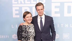 Gabrielius Landsbergis su žmona Austėja Landsbergiene