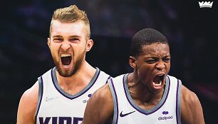 Domantas Sabonis ir De&lsquo;Aaronas Foxas