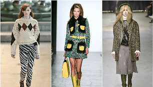 ISABEL MARANT, JEREMY SCOTT, VERONIQUE BRANQUINHO kolekcijų modeliai