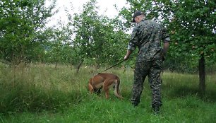 Pėdsekystės kursų praktinė dalis vyksta Karmėlavoje, poligone