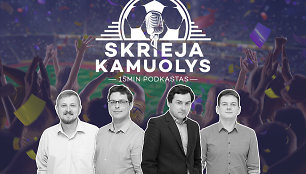 Podkasto „Skrieja kamuolys“ kūrėjų komanda