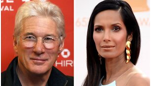 Richardas Gere'as ir Padma Lakshmi