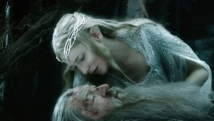 Cate Blanchett Ianas McKellenas filme „Hobitas: Penkių armijų mūšis“