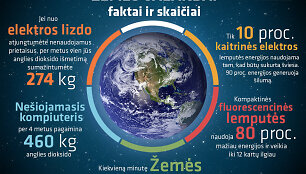 Zemės valandos infografikas