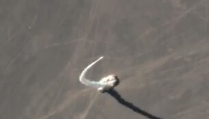 Kini&scaron;kos raketos startas i&scaron; Gobio dykumos