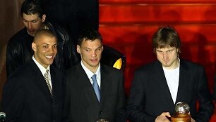 &Scaron;arūnas Jasikevičius ir Arvydas Macijauskas 2005 m.