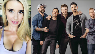 Melissa Schuman ir „Backstreet Boys“ nariai