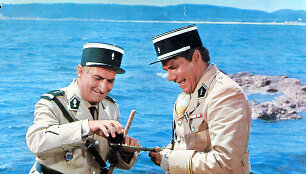 Louis de Funesas ir Michelis Galabru filme &bdquo;Žandaras i&scaron; Sen Tropezo&ldquo; (1964 m.)
