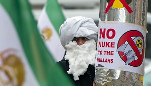 Protestas prieš Irano branduolinę programą