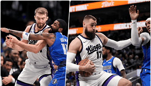 Domantas Sabonis ir Jonas Valančiūnas