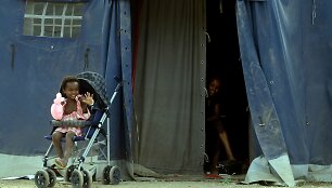 Migrantų vaikai su &scaron;ypsena