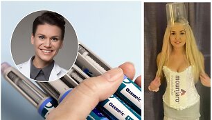 Gydytoja dietologė Evelina Cikanavičiūtė, nutukimui gydyti skirti vaistai, Helovino kostiumas