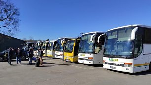 Ukrainai padovanoti „Kautros“ autobusai