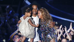 Beyonce su vyru Jay Z ir dukra Blue Ivy