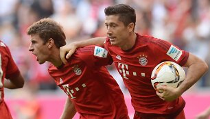 Thomasas Mulleris ir Robertas Lewandowskis