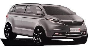 &bdquo;Qoros&ldquo; automobilio eskizas