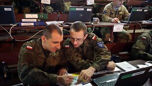 Pratybose Lenkijoje vertinama tarptautinė Lietuvos, Lenkijos ir Ukrainos brigada.