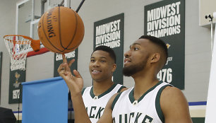 Giannis Antetokounmpo ir Jabari Parkeris