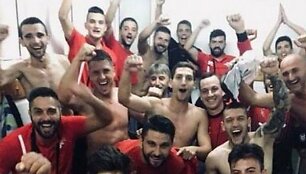 &bdquo;Atletik Kuklen&ldquo; komanda pažadėjo prisigerti prie&scaron; mačą su Sofijos &bdquo;Levski&ldquo;.