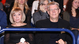 Buvęs Latvijos prezidentas Valdis Zatleras su žmona Lilita