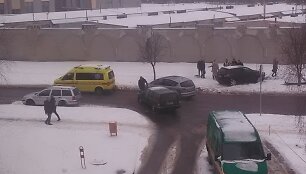 Avarija Panevėžio Molainių gatvėje