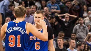 Mindaugas Kuzminskas ir Kristapas Porzingis