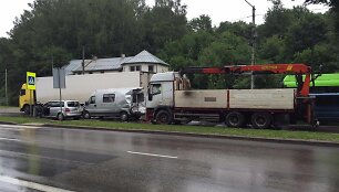 Avarija Tunelio gatvėje Kaune