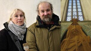 Albertas Danilevičius ir jo žmona Kristina
