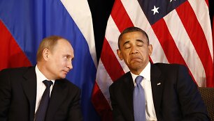Vladimiras Putinas ir Barackas Obama