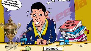 Novakas Džokovičius Vimbldono čempionu tapo du kartus