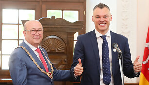 Visvaldas Matijo&scaron;aitis ir &Scaron;arūnas Jasikevičius